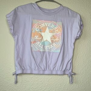 Converse Purple Girls T-Shirt